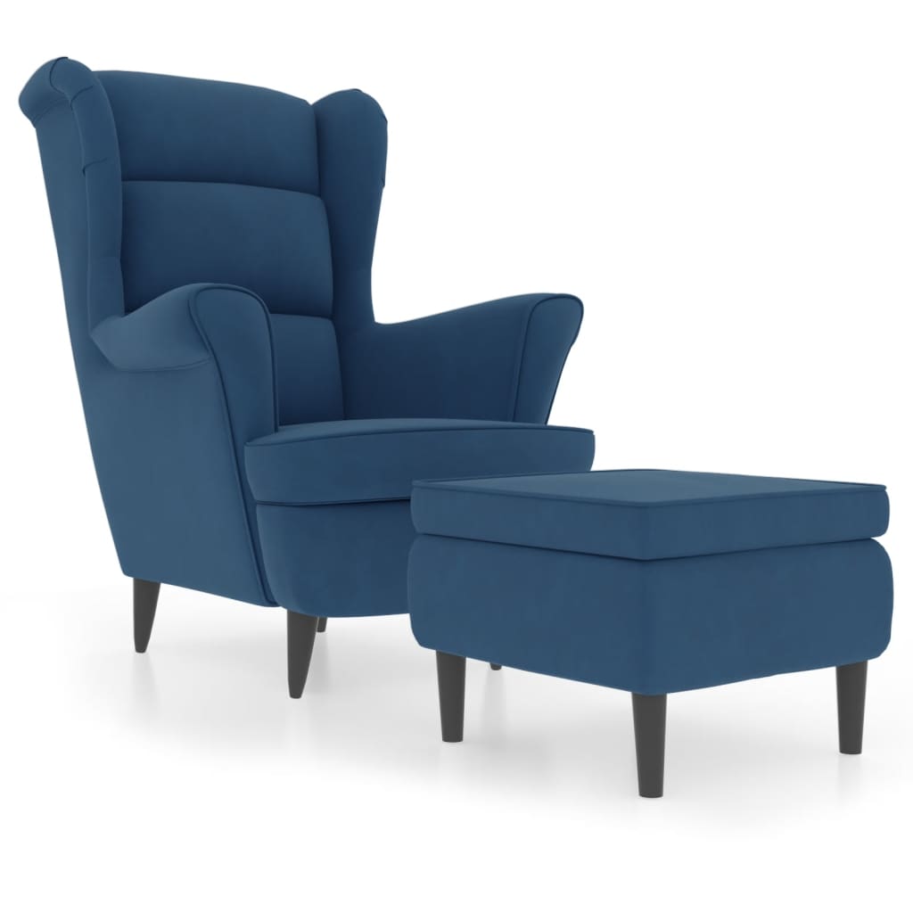 Fauteuil relax Helsinki, fauteuil de télévision avec tabouret