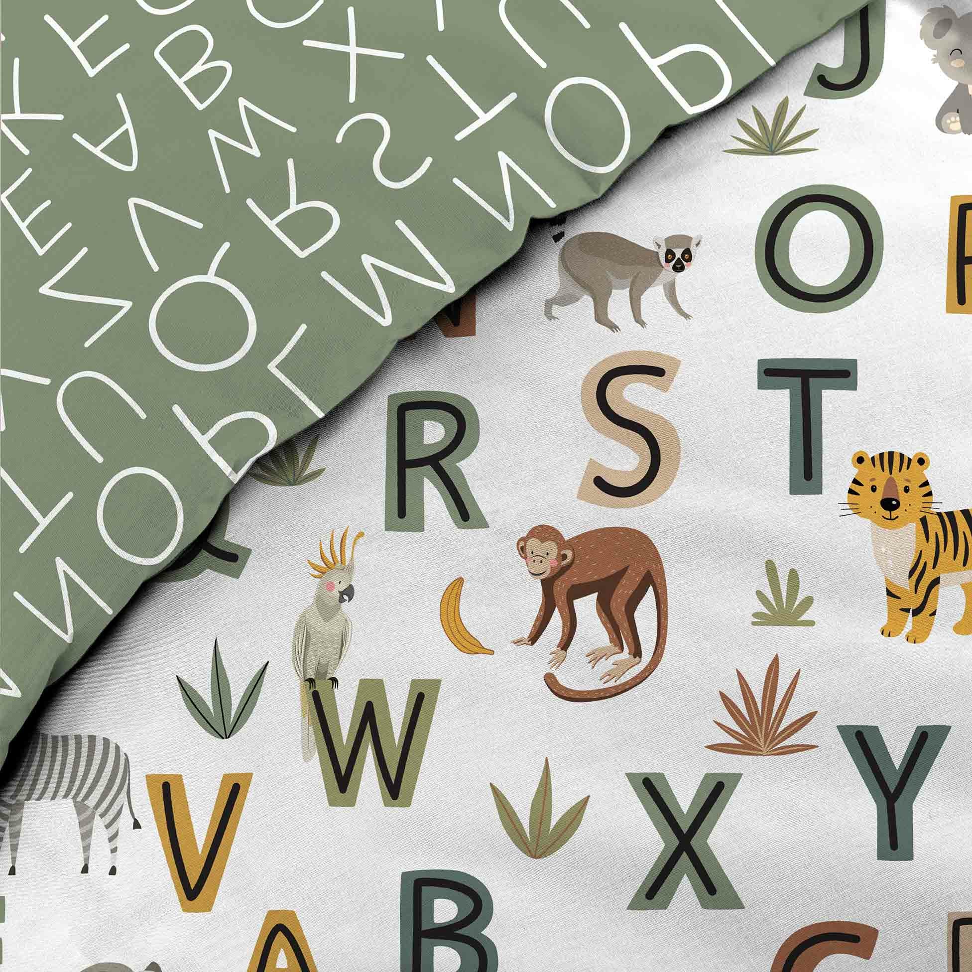 Pack Parure de lit enfant 140 x 200 cm + Drap Housse 90x190 cm – TIGRY – 100% coton - 3