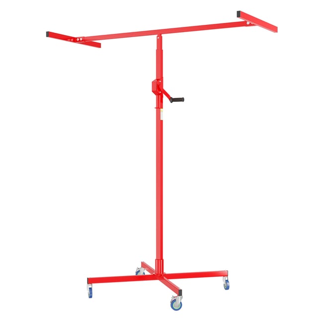 Wiltec Elevador de paneles de yeso ayuda montaje placas de pladur 50 kg altura ajustable 190 -330cm