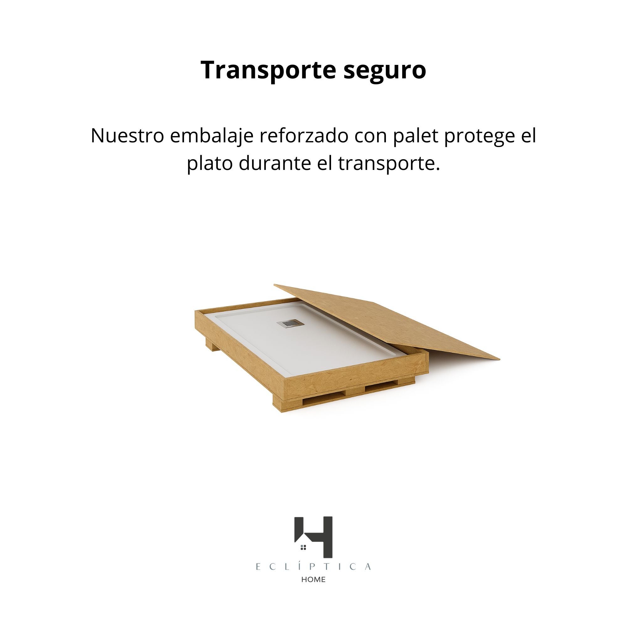 Plato de ducha 70x100 cm de resina Antideslizante C3 | Carga mineral, textura pizarra, crema ral 1013 | Incluye válvula y rejilla - 7