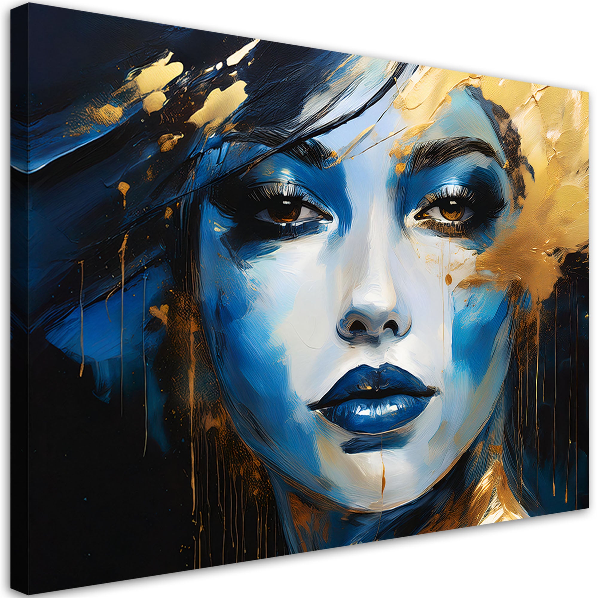Obraz na płótnie, Kobieta Glamour Abstrakcja 90x60