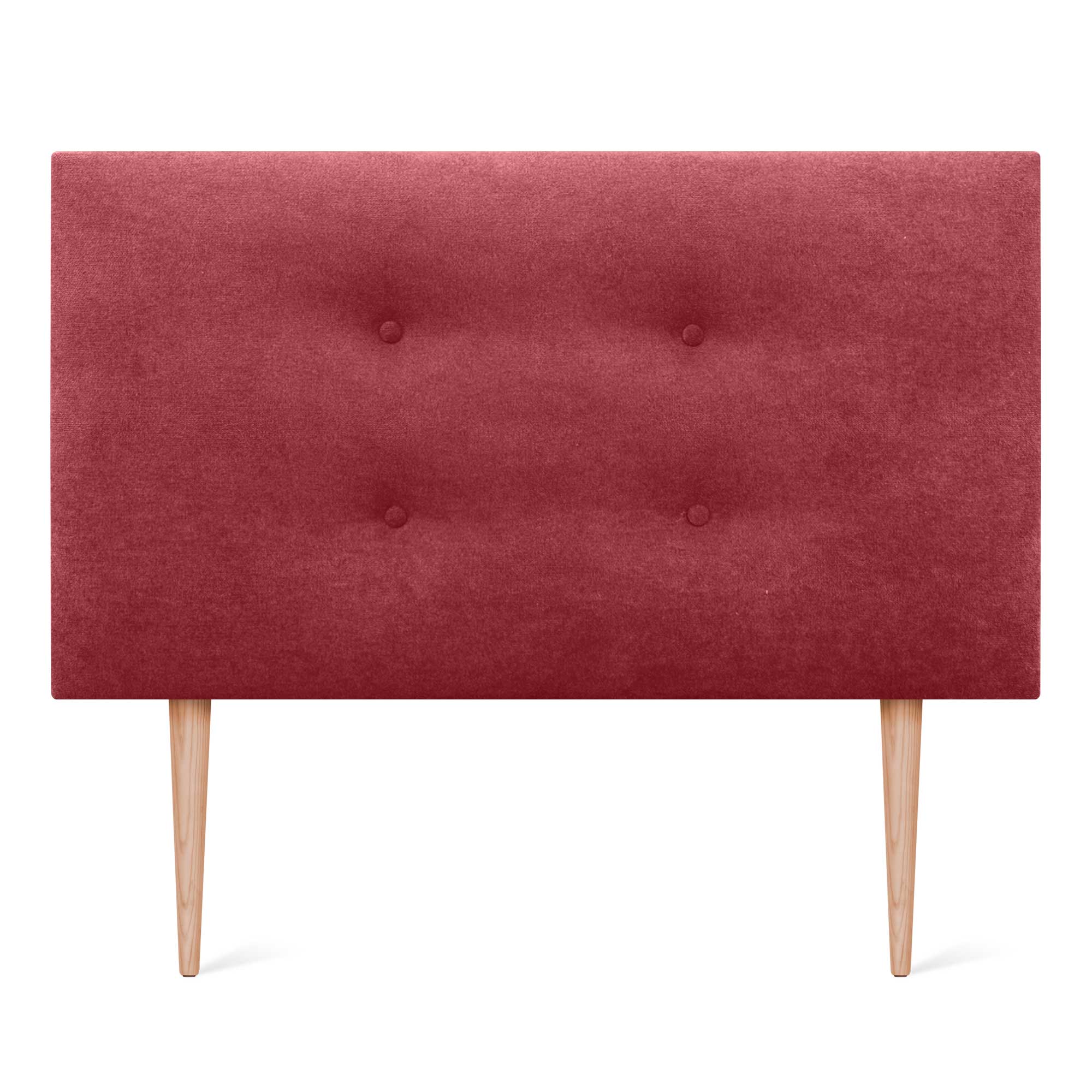 Cabecero Tapizado Turquesa 150 Cm - Tela Aqualine Suave, Con Patas Y Pared