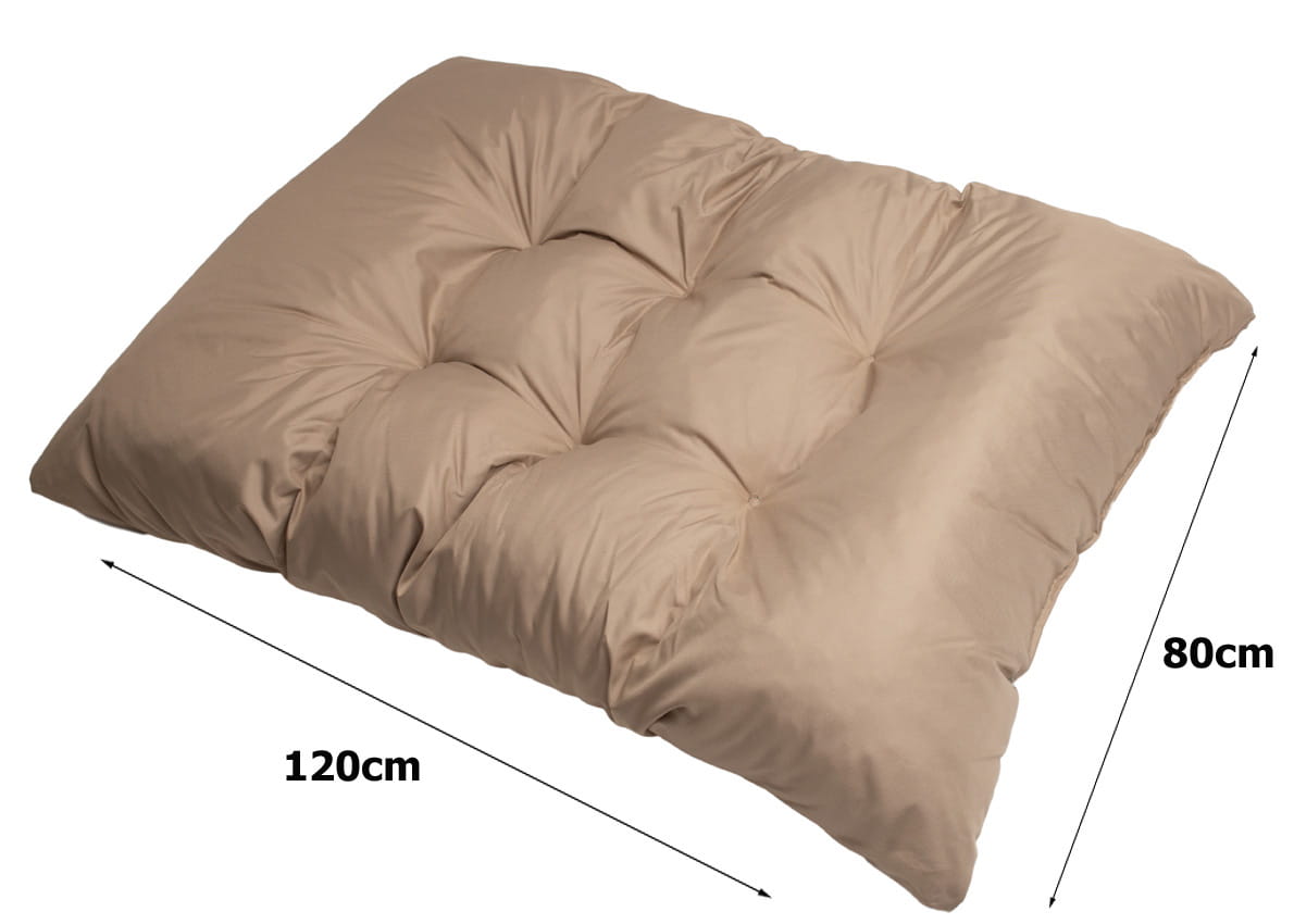 Set coussins pour palettes 120x80 avec dossier 120x40 beige – coussins canapé extérieur, matelas de palettes pour terrasse et jardin - 7