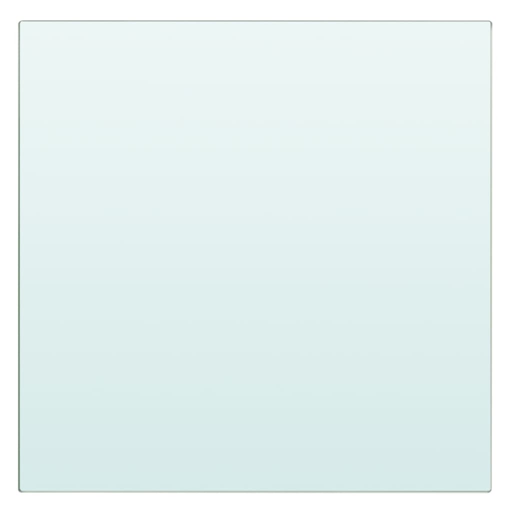 Panel półki szklanej 30x30 cm przezroczysty - COMFORTXL