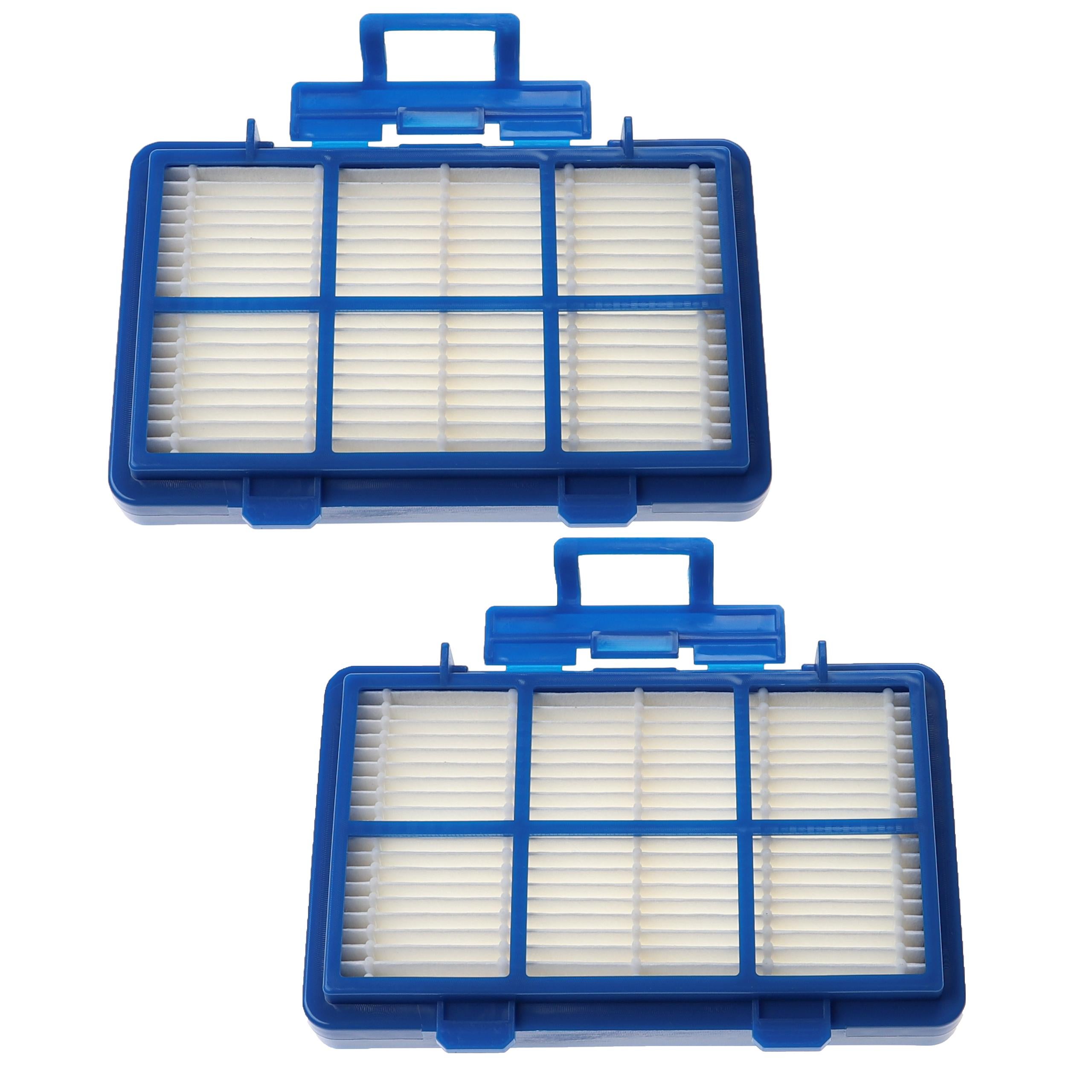vhbw 2x filtre compatible avec Philips PowerGo FC8298/61, FC8299, FC8299/01 aspirateur - Filtre HEPA contre les allergies - 7