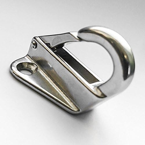 5x mousquetons sur platine inox - Mousquetines - ∅ jusqu'à 10 mm - 4