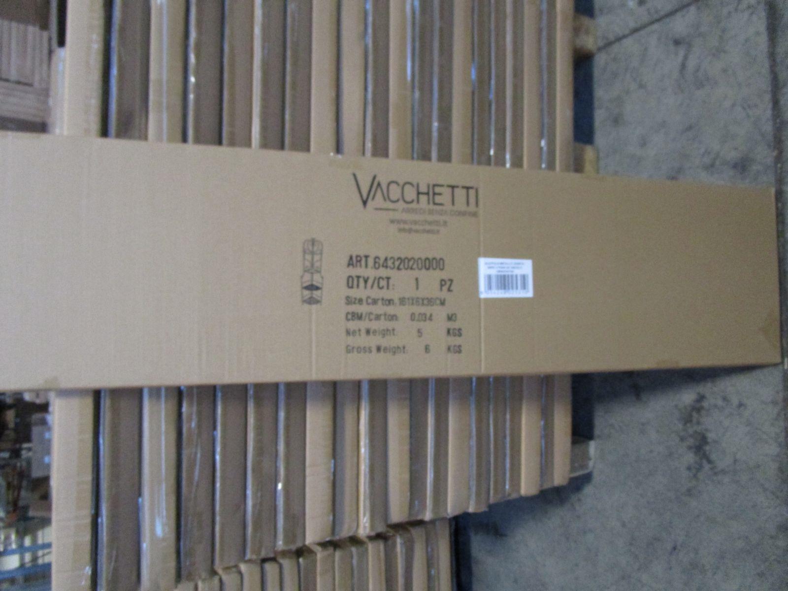 Étagère Jessica en métal noir avec 4 étagères d'angle cm 48 x 33 h160 - 4