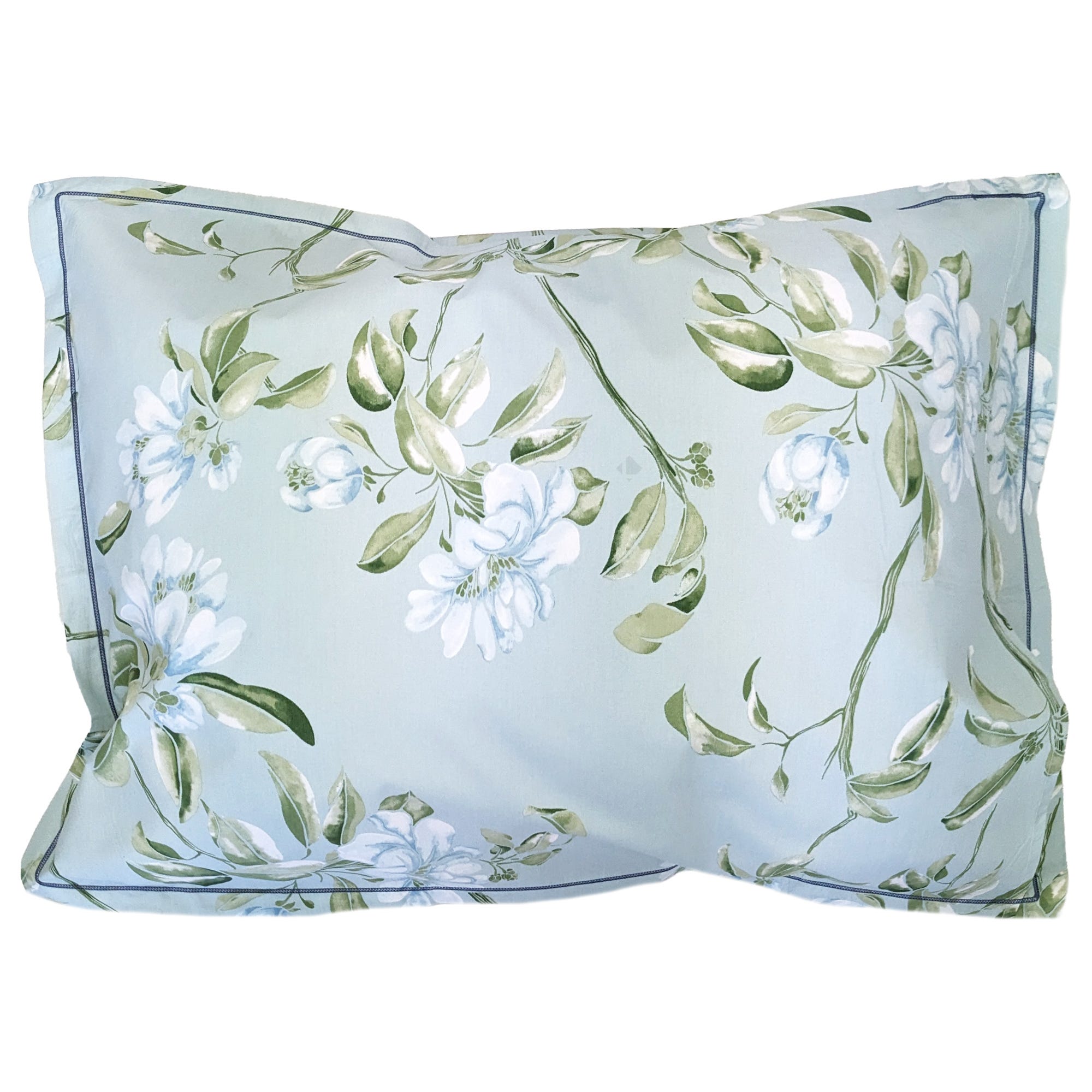 TAIE D'OREILLER EN SATIN DE COTON SONATE BLANC/NOIR : Taie TAIE D'OREILLER EN SATIN DE COTON SONATE BLANC/NOIR : Taie
