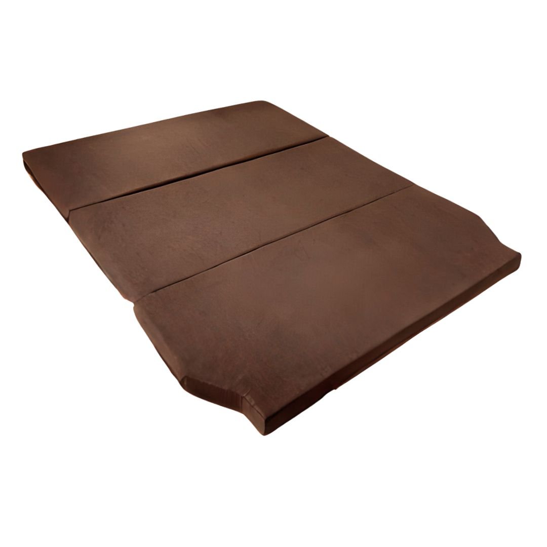 Cama para camper mercedes vito w639 - 5cm grosor con hr suave 20kg/m3 - marrón