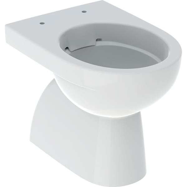 Geberit Renova WC au sol, chasse deau basse, sortie verticale, forme partiellement fermée, Rimfree, 500.399.01.2, Farbe: Blanc