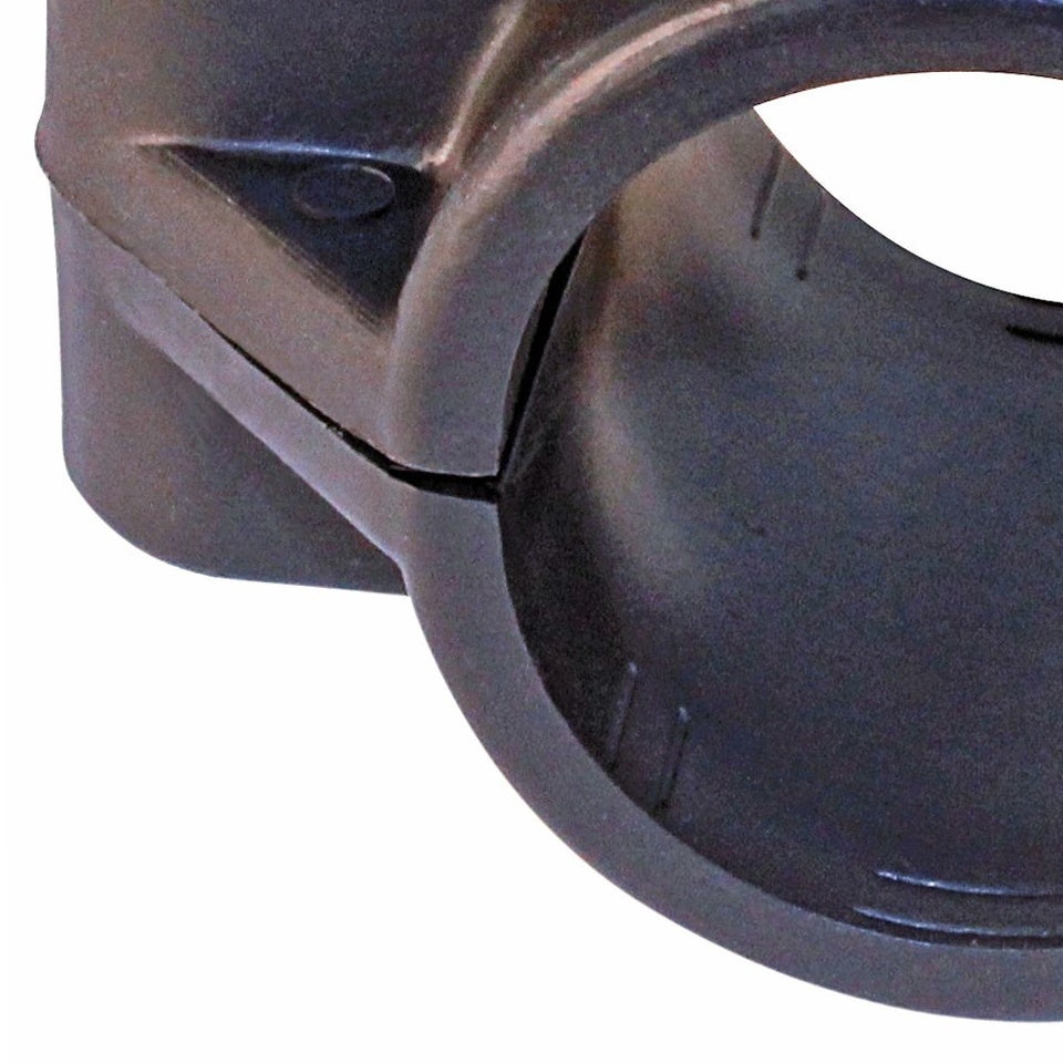 Collier de prise en charge Rain D25 avec sortie filetée femelle 1 2 en polypropylene noir - 4