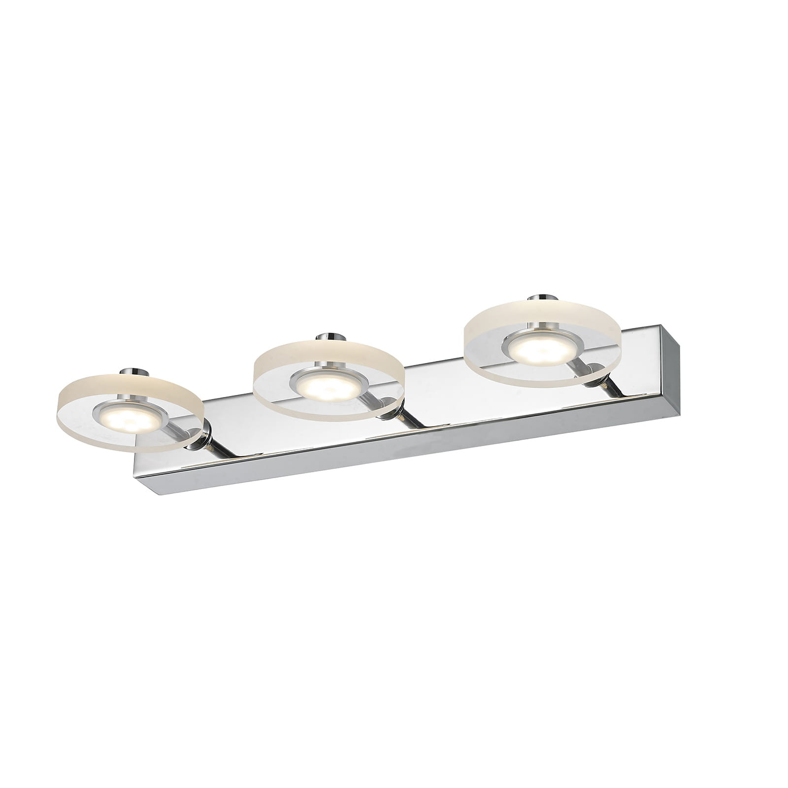 Kinkiet ścienny Harmony chromowany przezroczysty LED 9W 3000K 630lm styl nowoczesny wym: 5,2 x 38,5 x 16,5 cm aluminium IP21 Italux