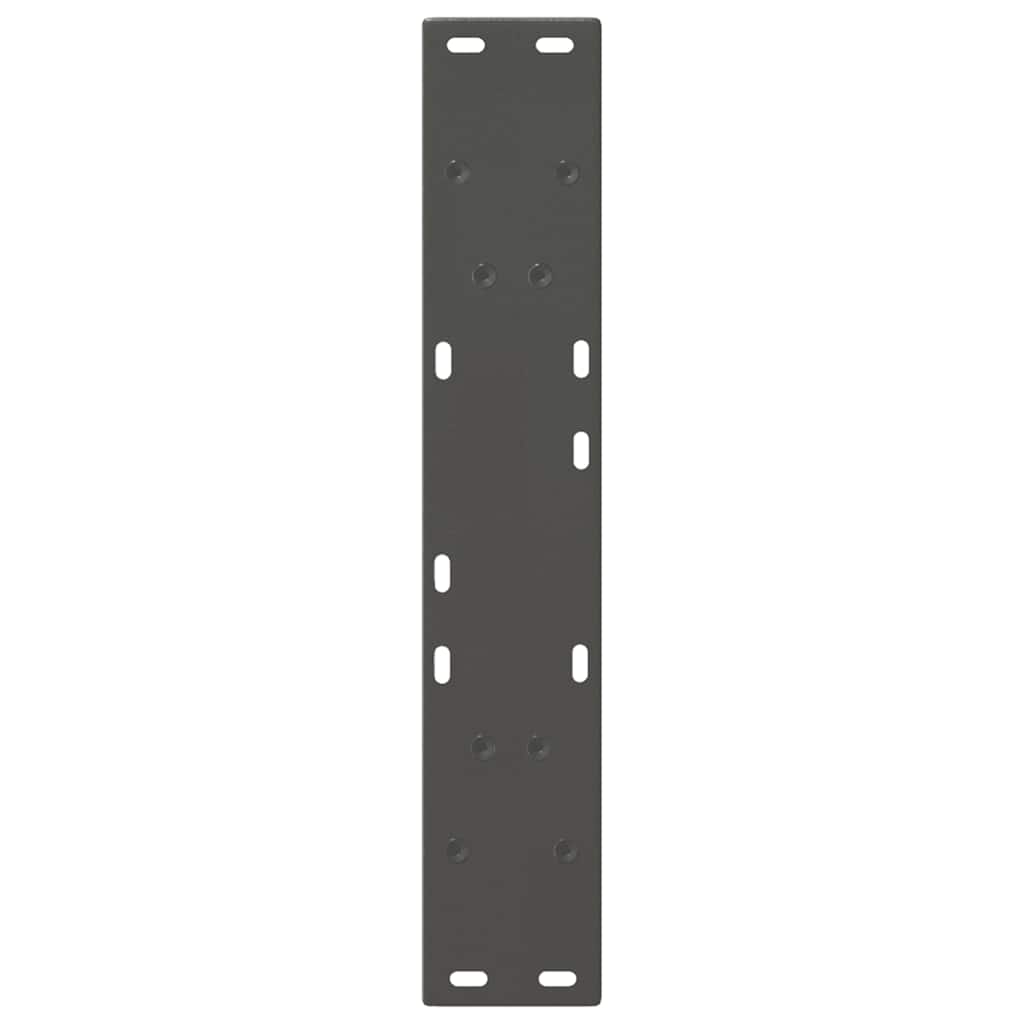 Pernas de mesa de centro em forma de V 2 unidades de aço antracite - COMFORTXL - 7