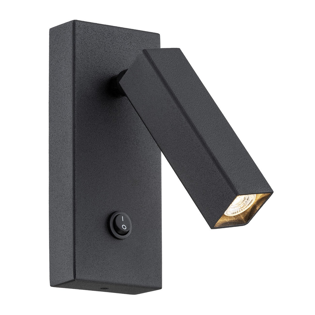 Argon ROCK Applique de Lecture Structure Noire | Leroy Merlin