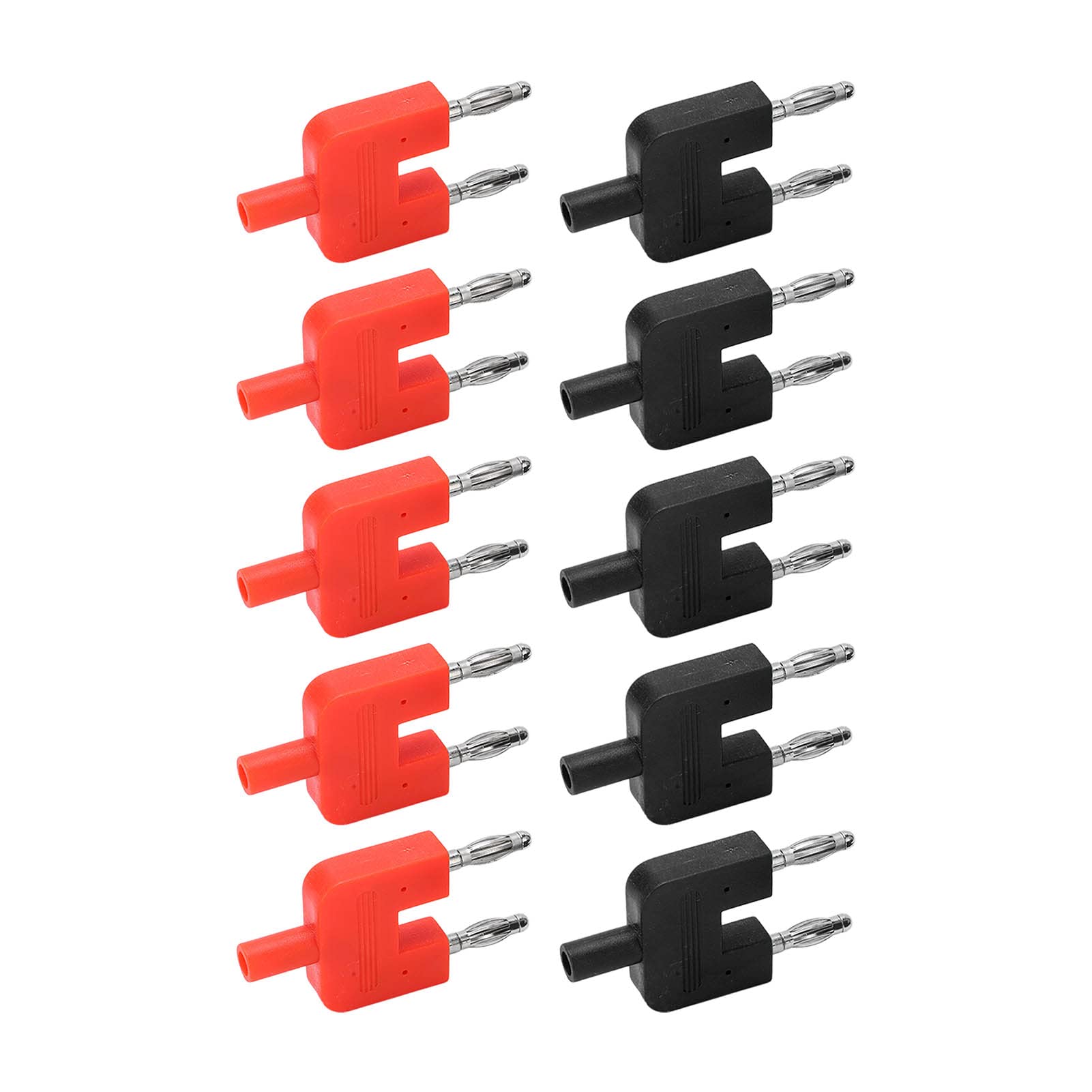 Lot De 10 Fiches Bananes Isolantes De Sécurité De 4 Mm - Connecteur De Terminal Multimètre - Tête Banane Femelle