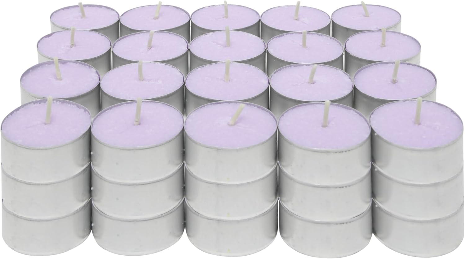 COM-FORT HOUSE | Bougies parfumées en thé | Pack de 60 bougies