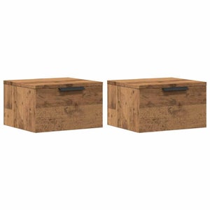 Comodini a Muro 2 pz Rovere Sonoma 34x30x20 cm - COMFORTXL | Leroy Merlin