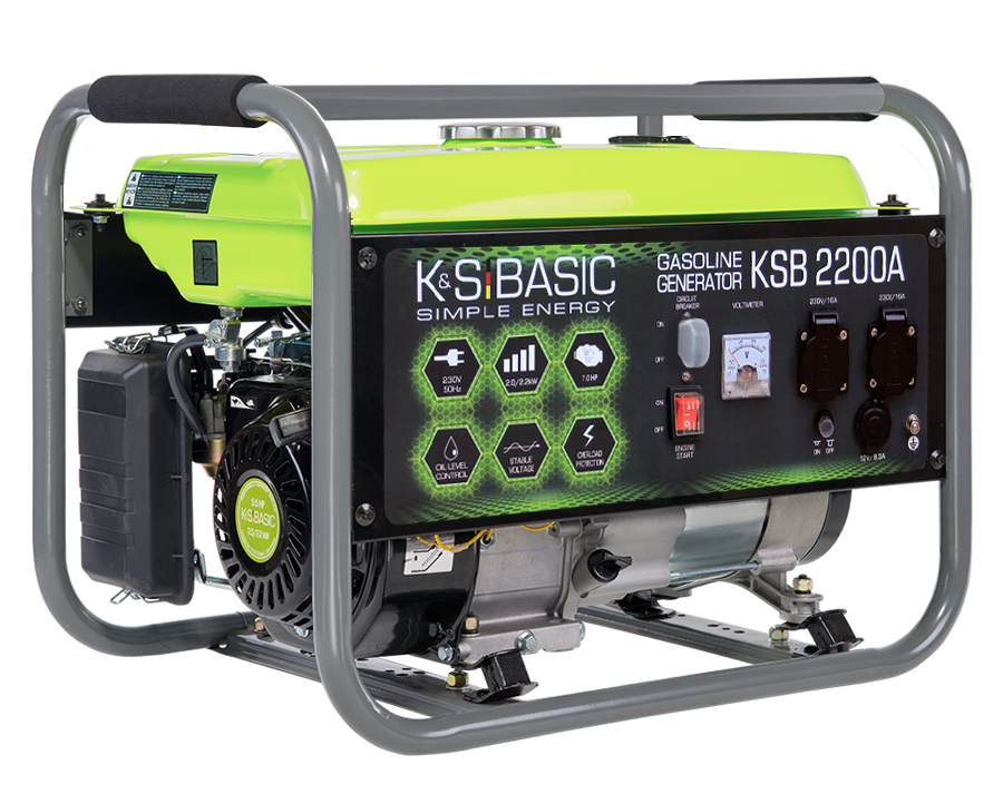 Groupe électrogène à essence KSB 2200A Puissance maximale 2.2 kW - 7