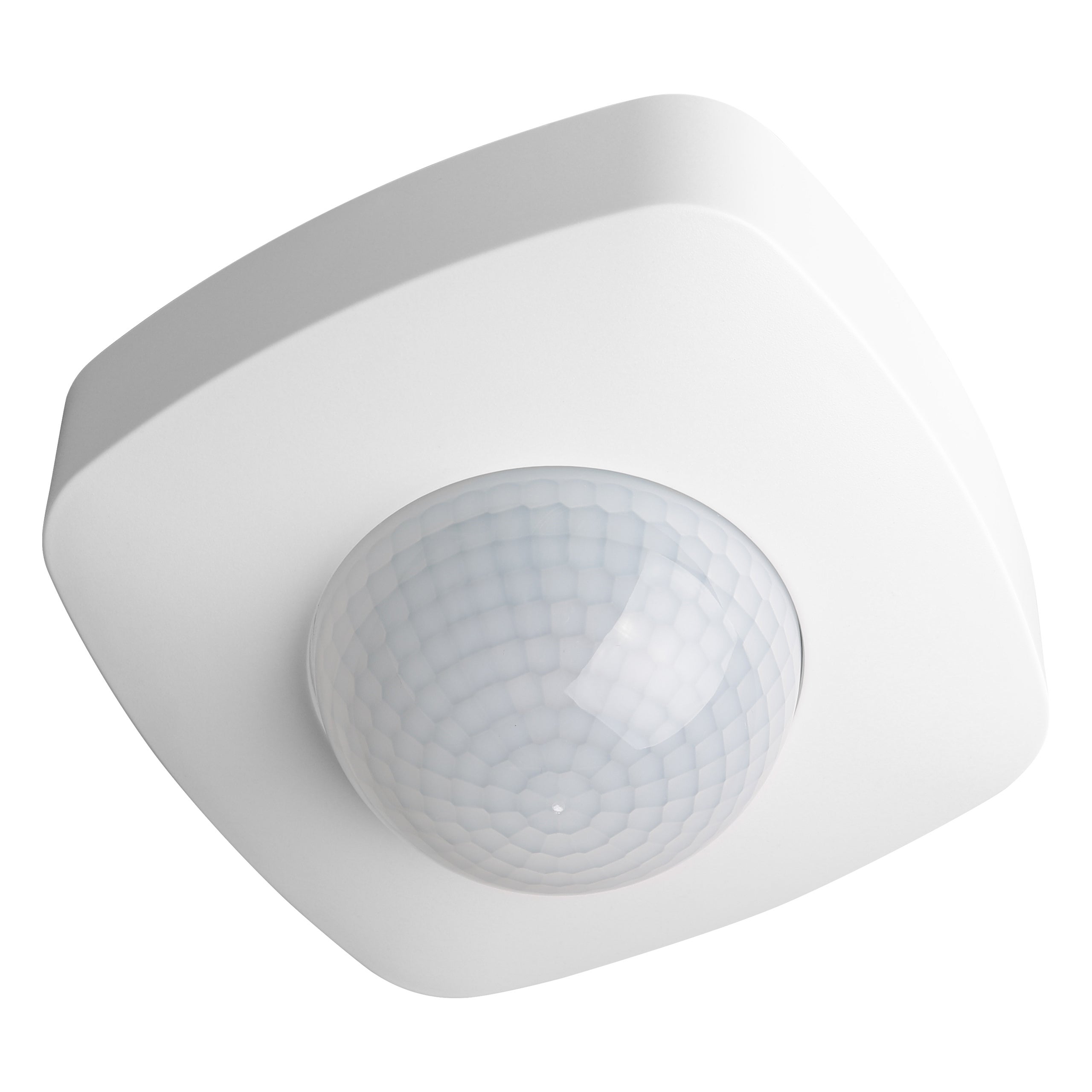 Czujnik ruchu PIR z funkcją wykrywania obecności 1000W 360 stopni regulacja IP20 biały MasterLED