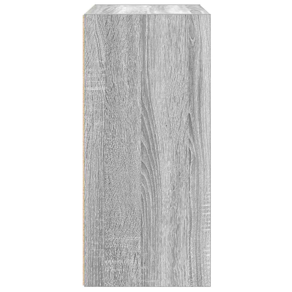 Bibliothèque sonoma gris 31x24x52 cm bois d ingénierie - 6