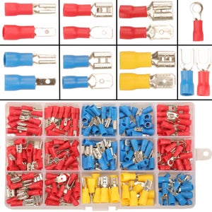 100/140/220PCS Terminali Elettrici Maschio E Femmina A - Foto 5