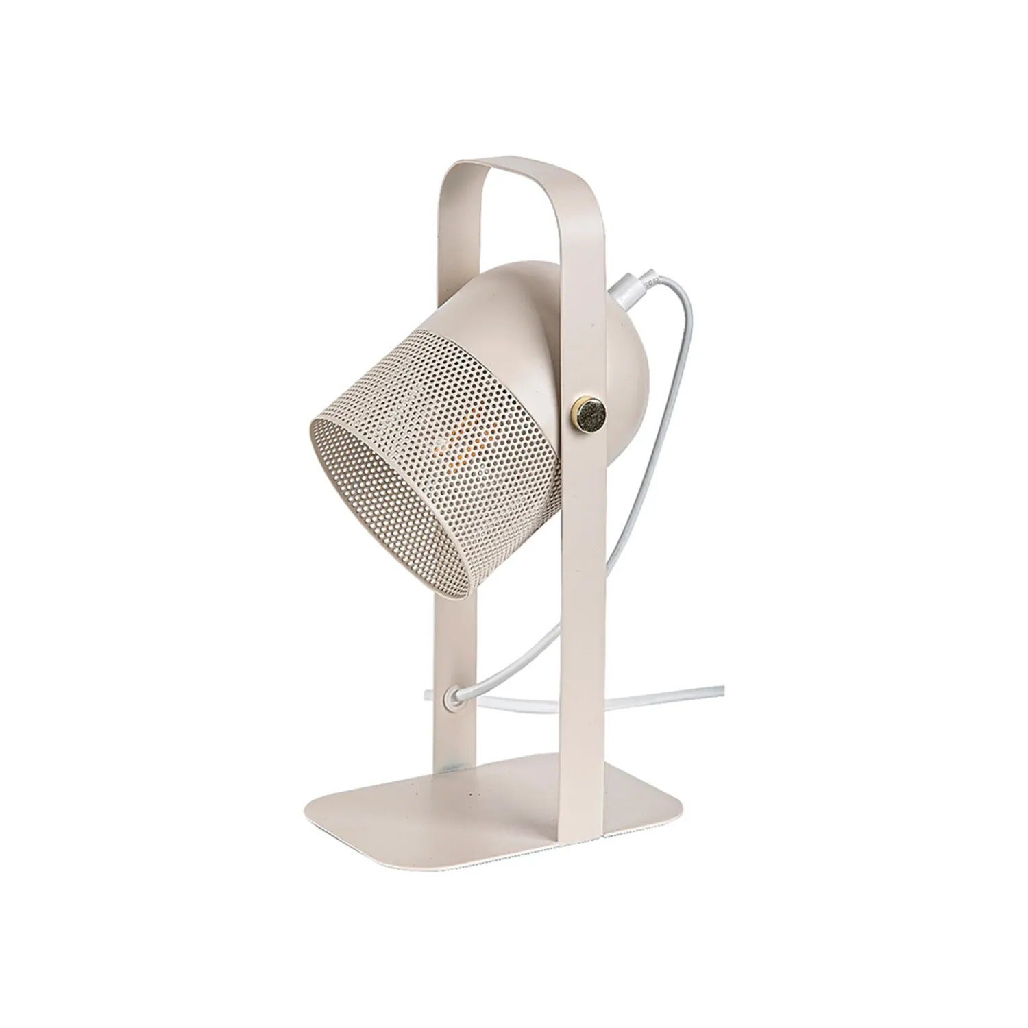 Lampa biurkowa industrialna Ronnie beżowa 1xE14x25W Rabalux