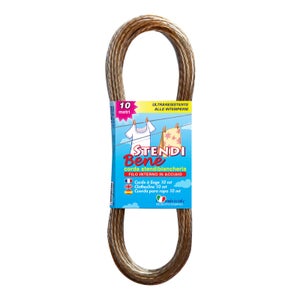 Filo Stendibiancheria 20m - Resistente, Rivestito PVC, Per Esterno E Interno, Verde - Foto 14