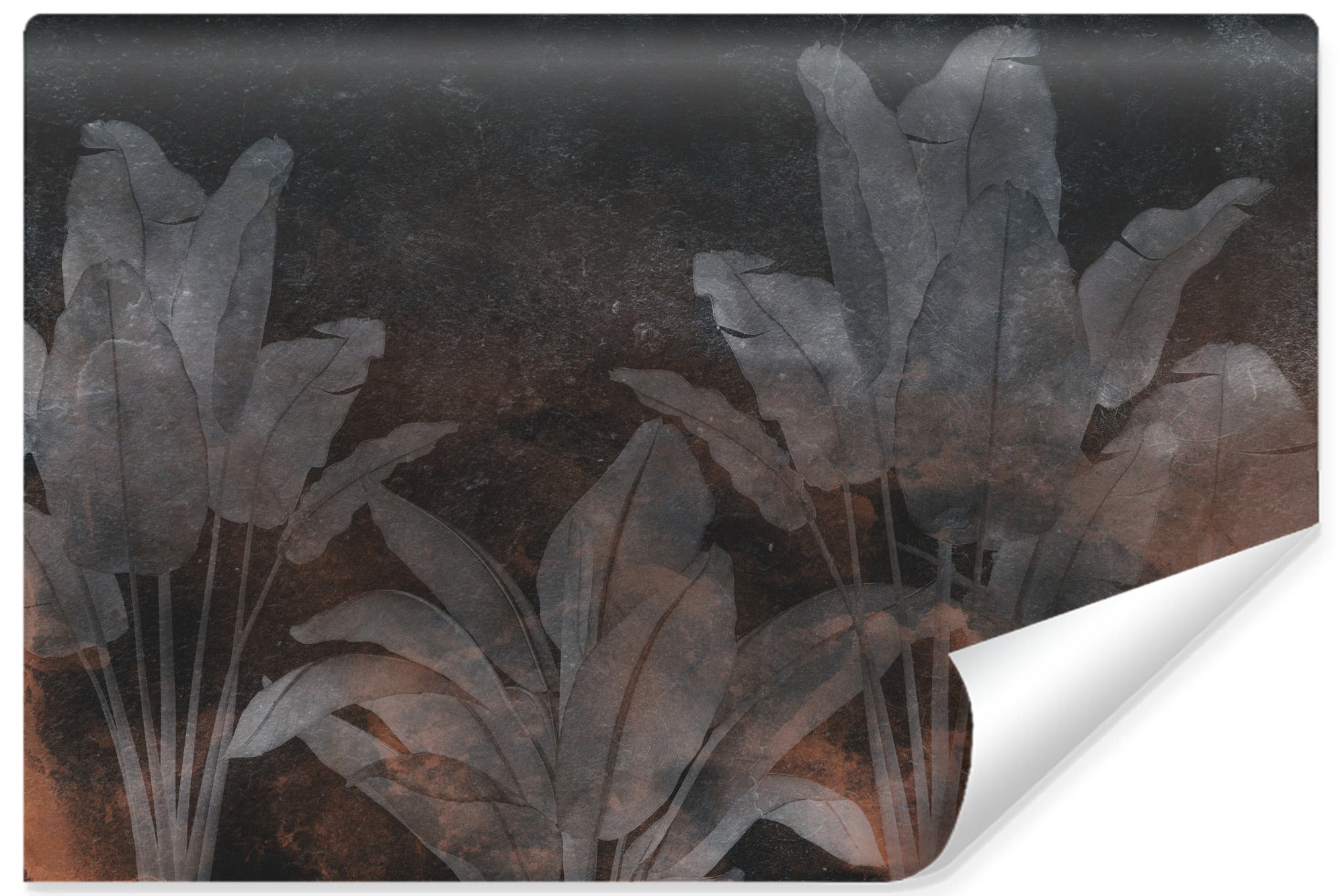 Papel pintado fotografia vlieseline hojas de plátano plantas exóticas para habitación 405cm x 270cm