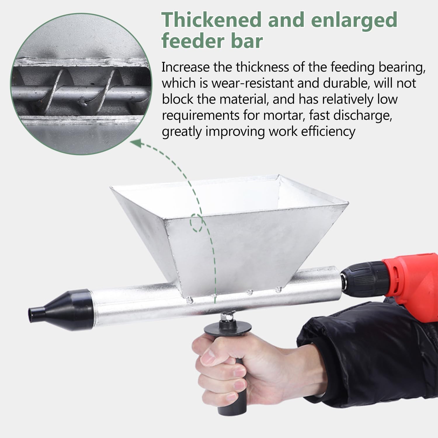 Machine éLectrique à Jointoyeuse, Machine éLectrique En Acier Allié a Projeter Enduit Avec 4 Buses, Pistolets à Calfeutrer Portables, pour Portes - 5