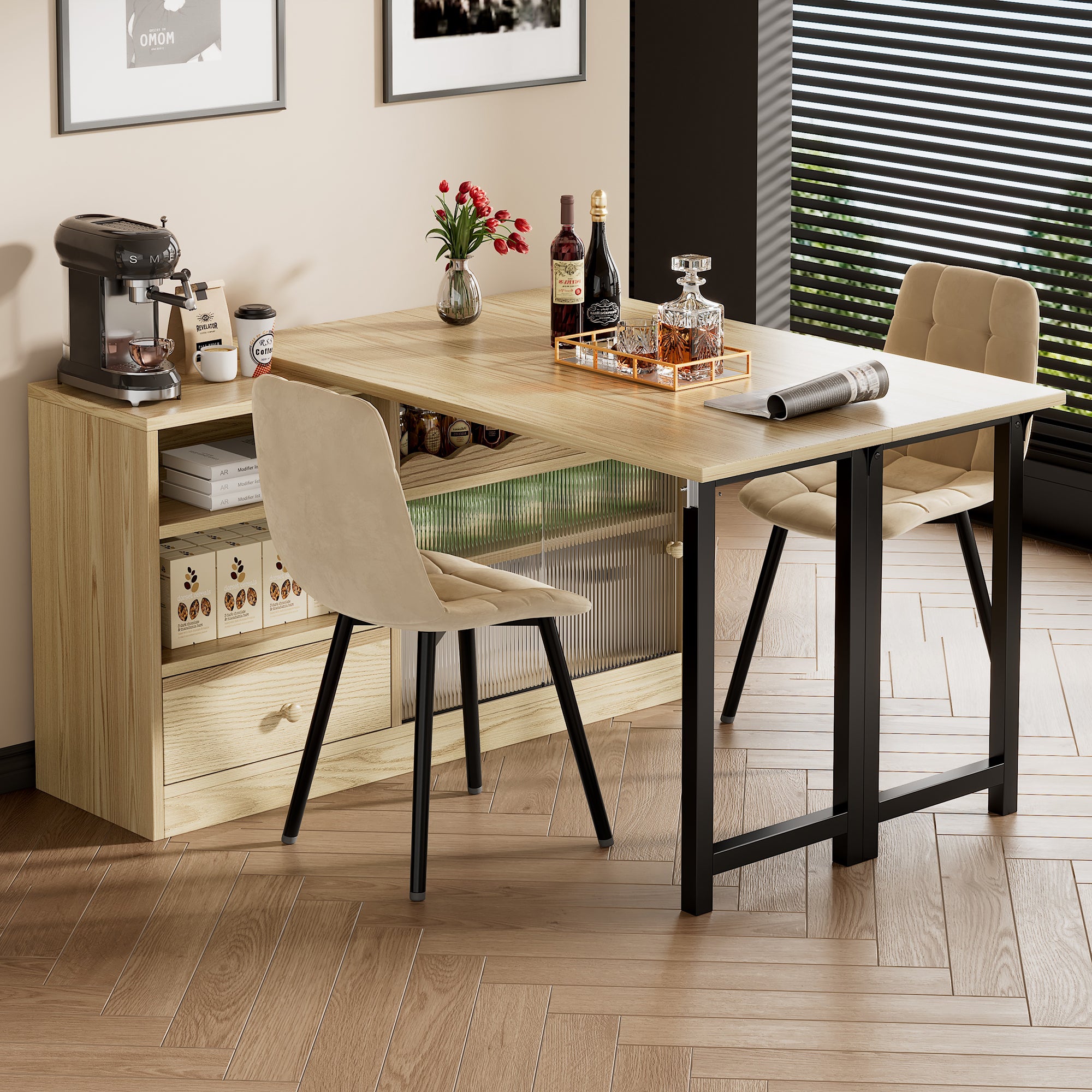 Confezione da 2 pezzi extra large 50 x 40 cm completamente trasparente e piatto piano di lavoro per risparmiare sul piano di lavoro della cucina