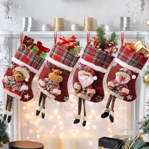 JOYIN Confezione Da 3 Calze Natalizie Da 45,7 Cm, Di Grandi - Foto 14