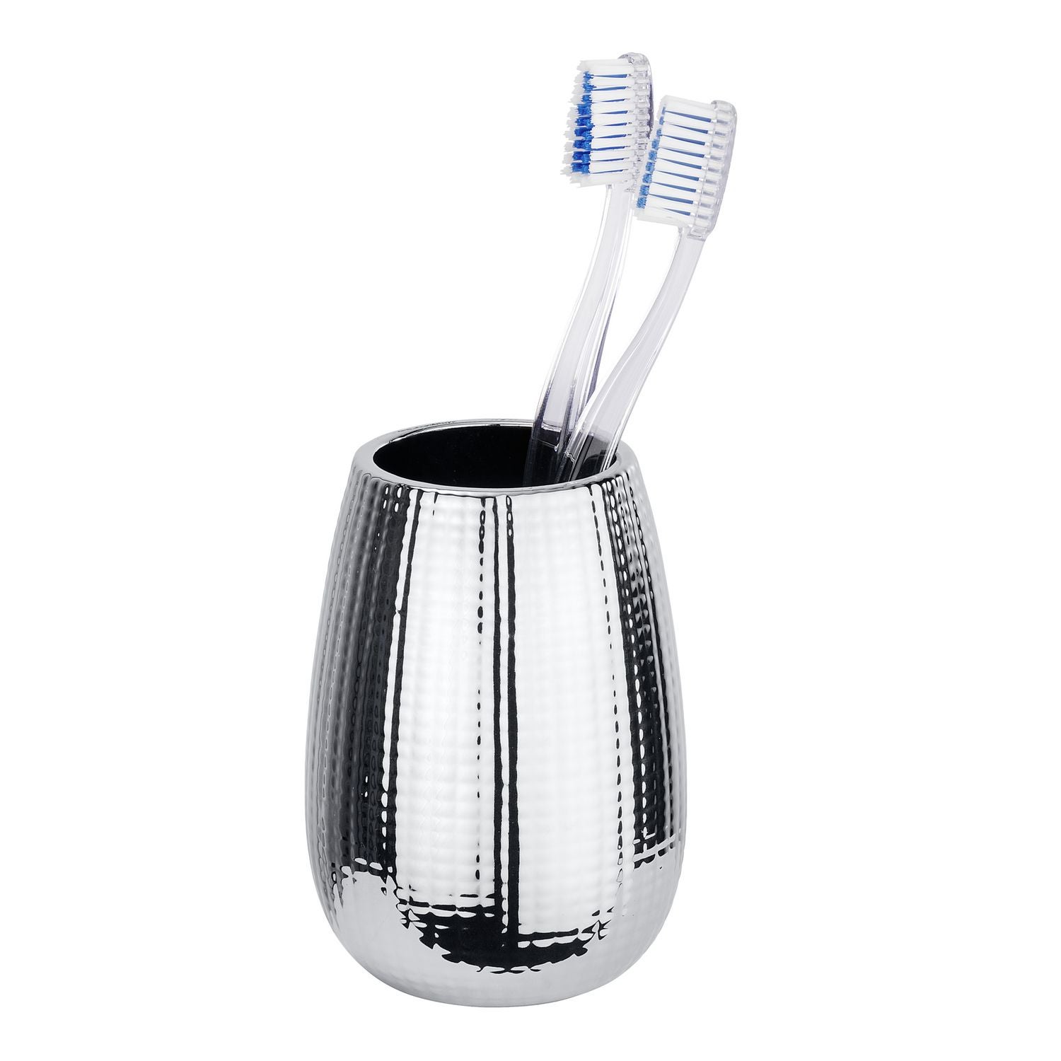 Gobelet de salle de bain design Dakar - Argent - 2