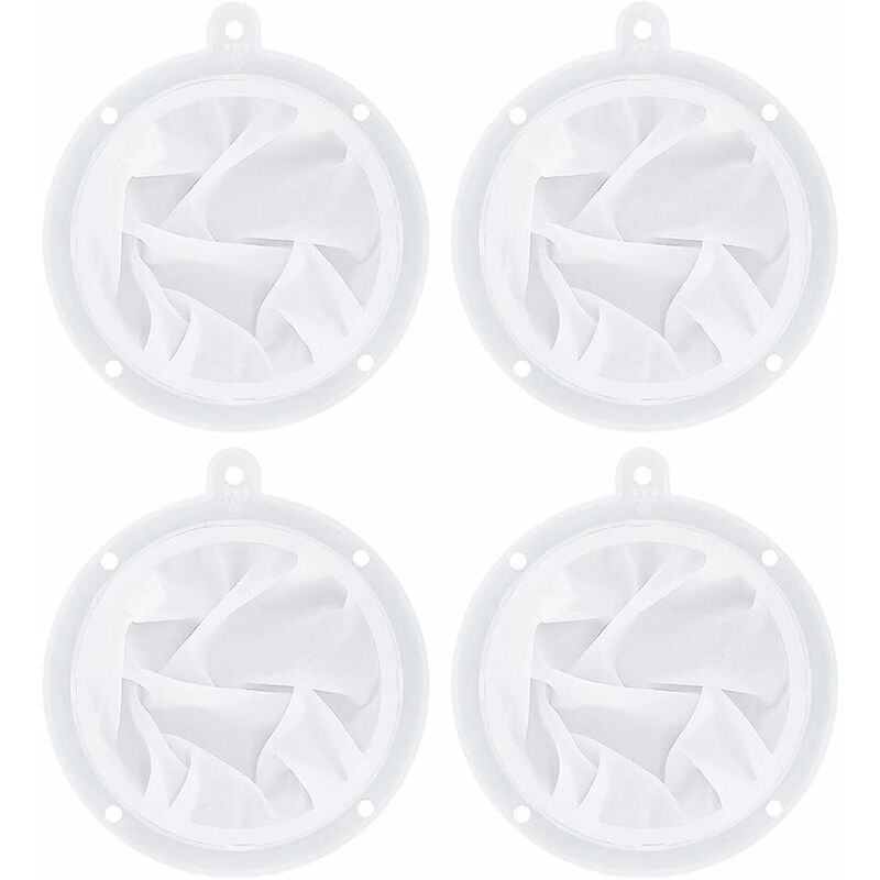 Lot De 4 Sacs à Lait Végétal Réutilisables 30x30 Cm – Filtres Nylon Alimentaire Pour Lait De Noix, Soja, Avoine Et Jus