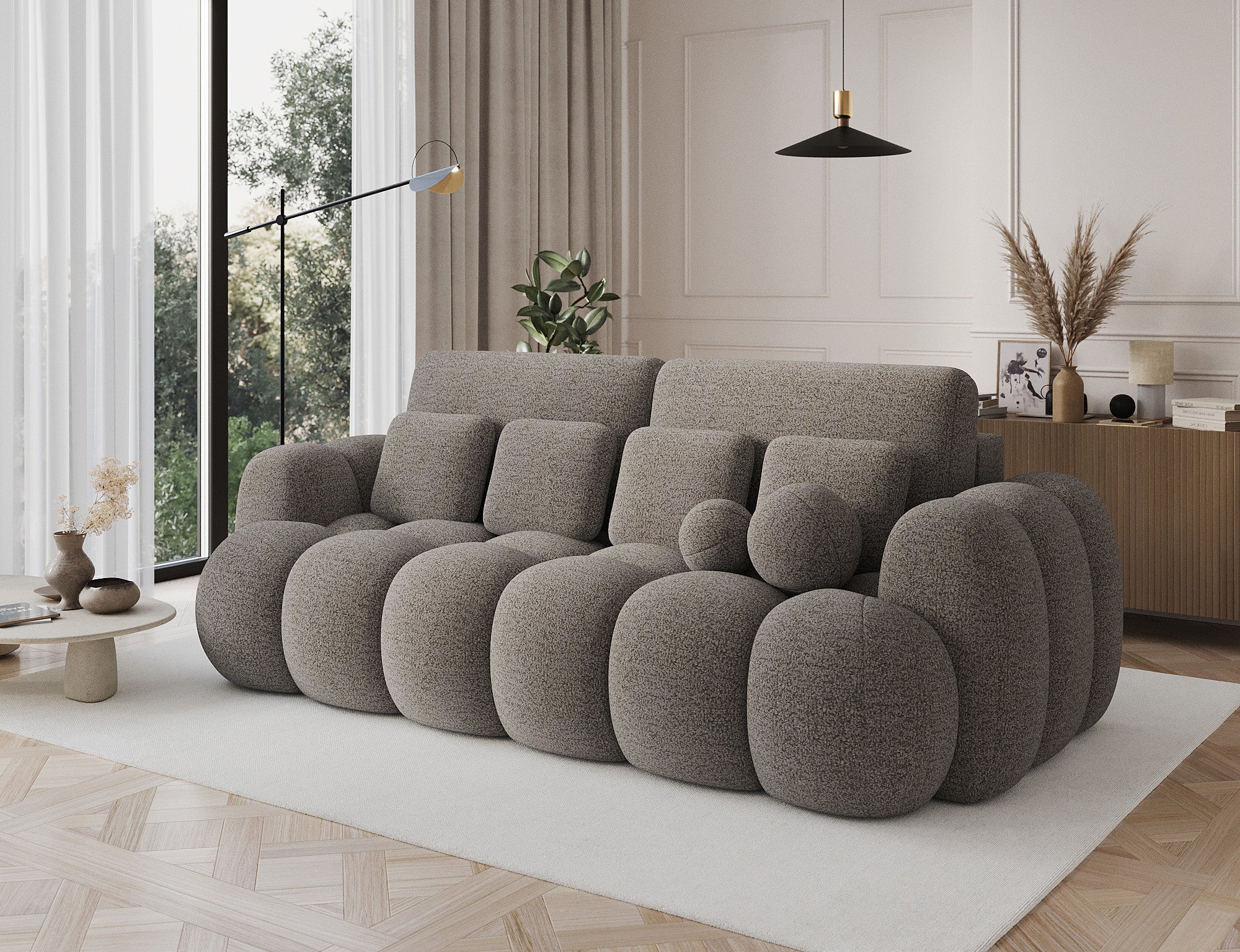 Canapé design COCOON – Le confort moderne au service de votre quotidien-Marron - 5