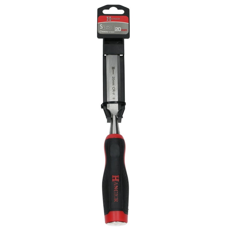 Pfeil Ciseau à Bois 20 Mm – Acier Chrome/Vanadium 60 HRC, Manche Orme – Qualité Pro Pour Sculpture & Ebénisterie