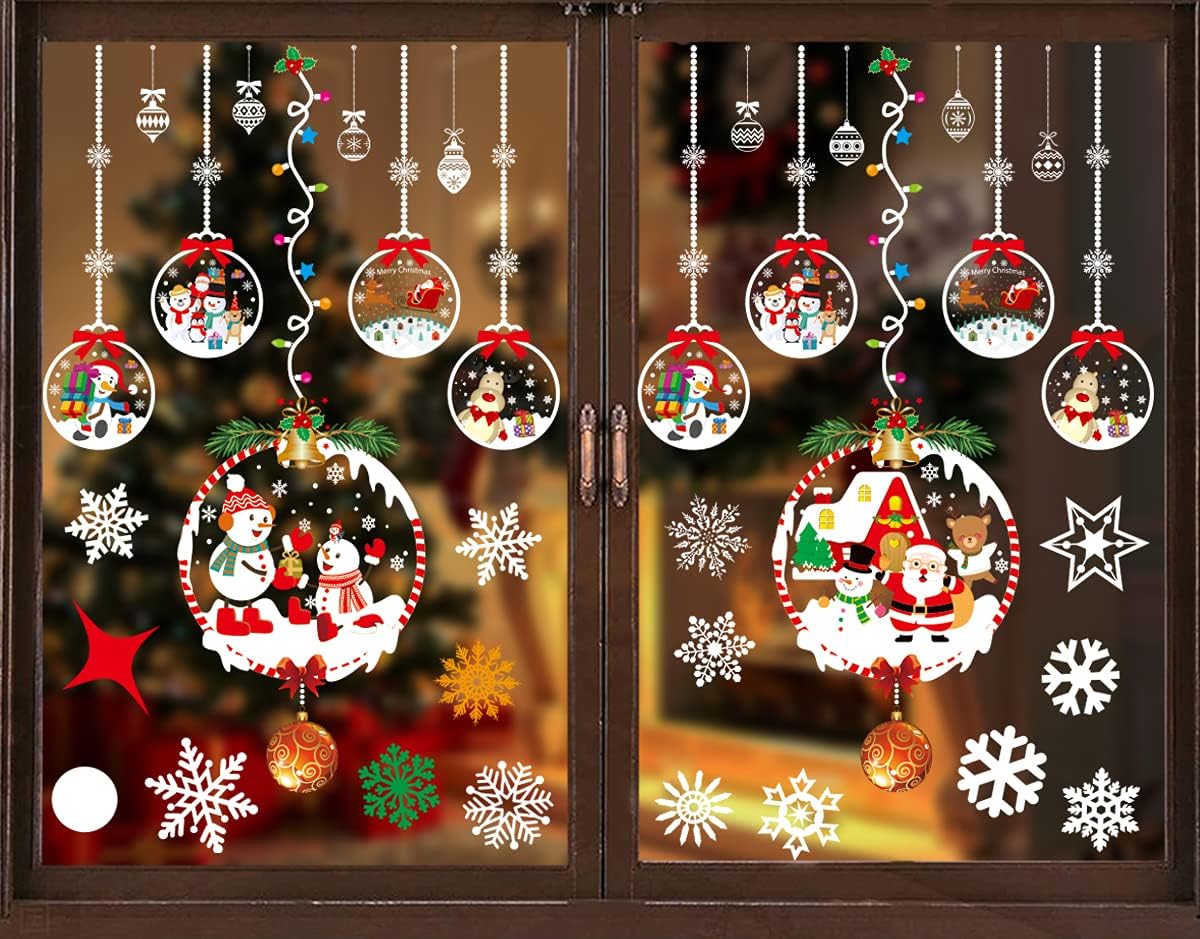 Déco Fenêtre Joli Autocollant De Noël Coréen Avec Une Illustration  Vectorielle Imprimable 86929664 Noel Fenetre Amazon, image size:1200x939