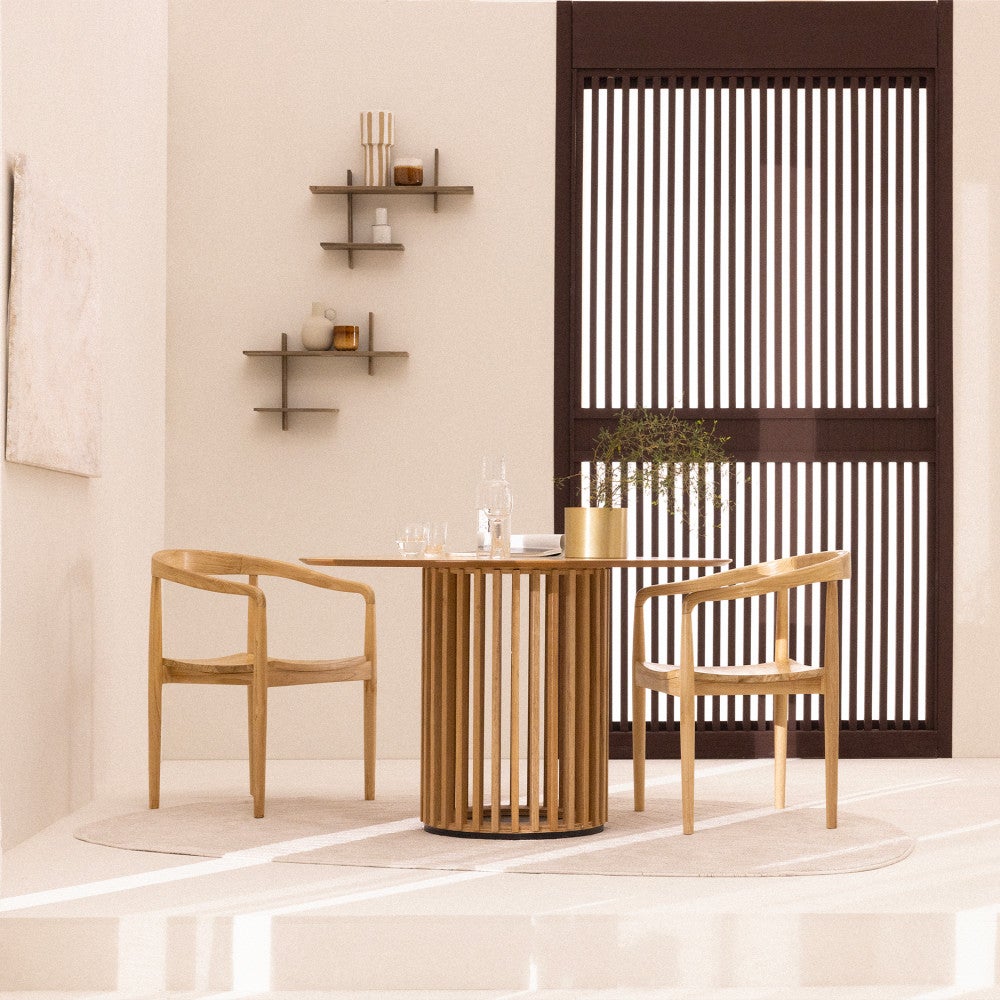 Ovada - Etagère murale en bois - Bois clair - 2