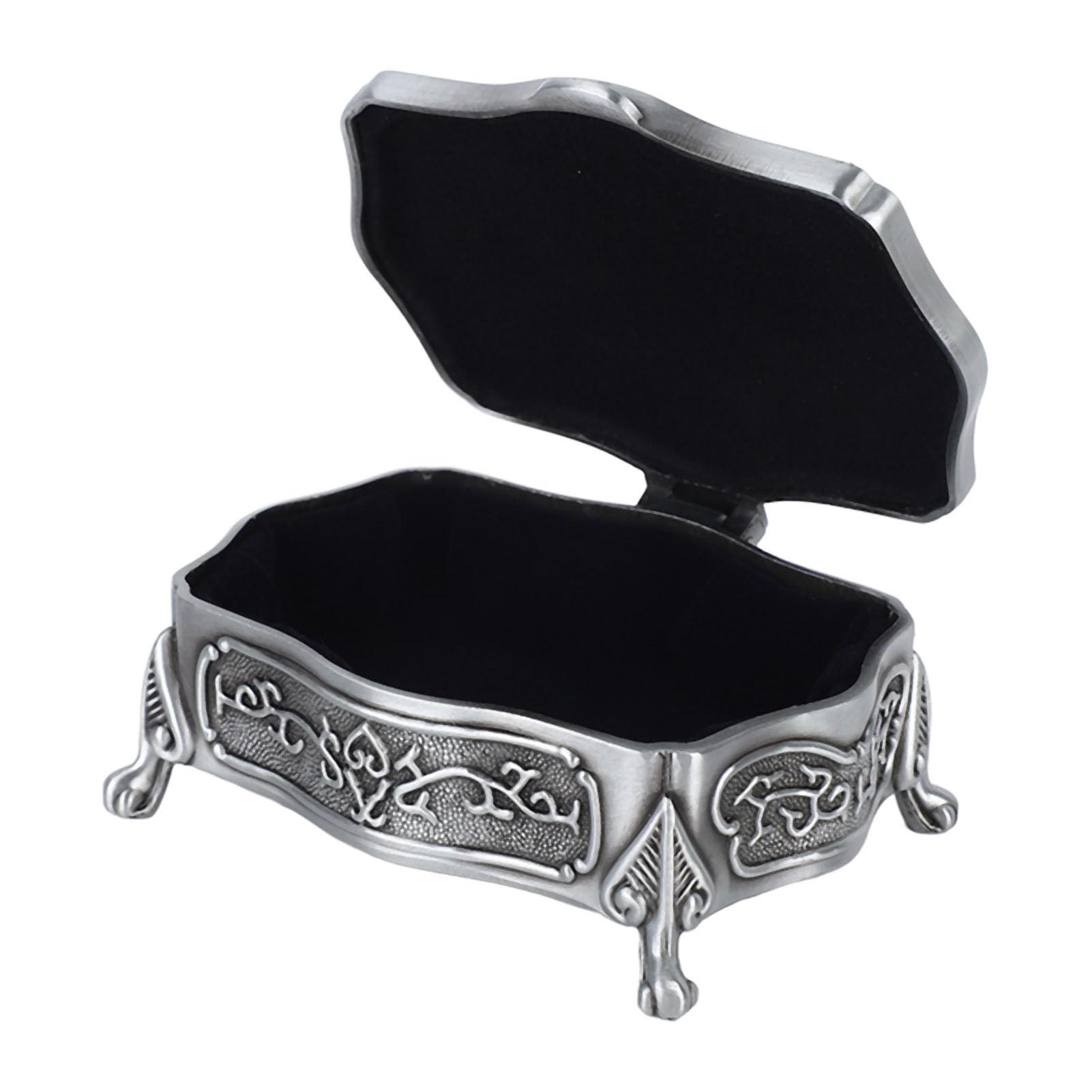 NBEADS 3 Pcs Boîte à Collier Pendentif En Velours, 6.5x5.6x6.2cm Hexagon Bijoux Boîte Cadeau