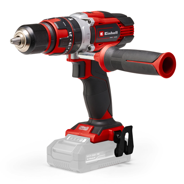 Einhell Perceuse Visseuse à percussion sans fil TE-CD 18/48 Li-i-Solo PXC (18V, 48 Nm) Livré sans Batterie et Chargeur
