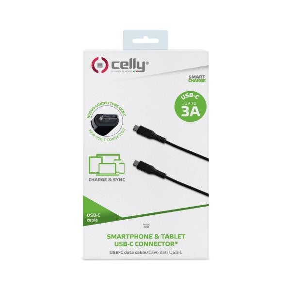 Câble USB C Celly USBCUSBCBK 1 m - 3
