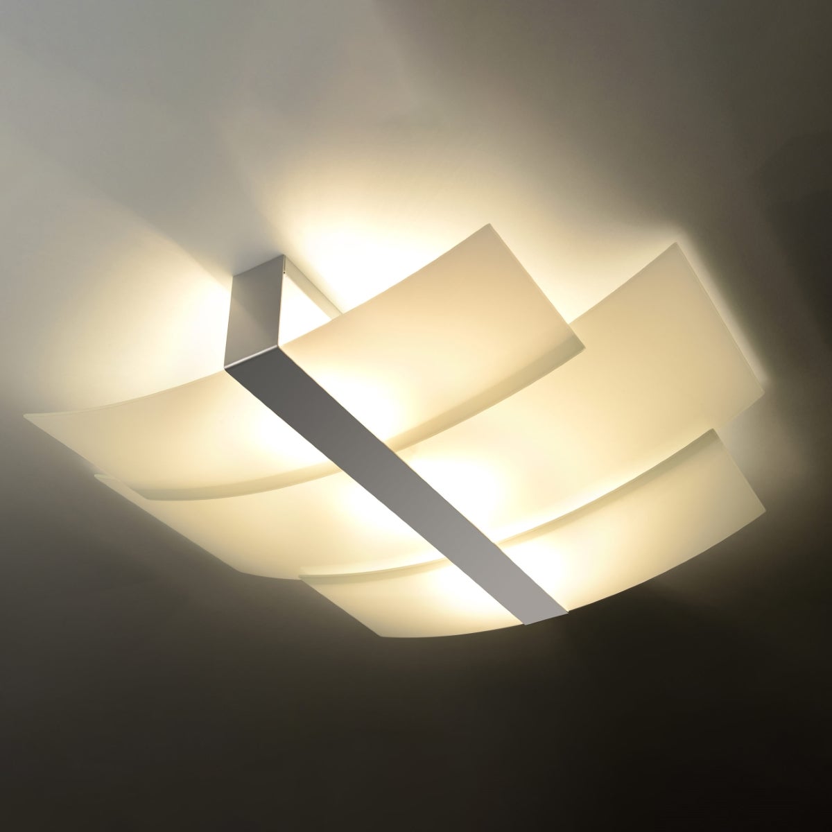 Plafon ZELORA chrom LED 3000K - 61x53x7cm Sollux