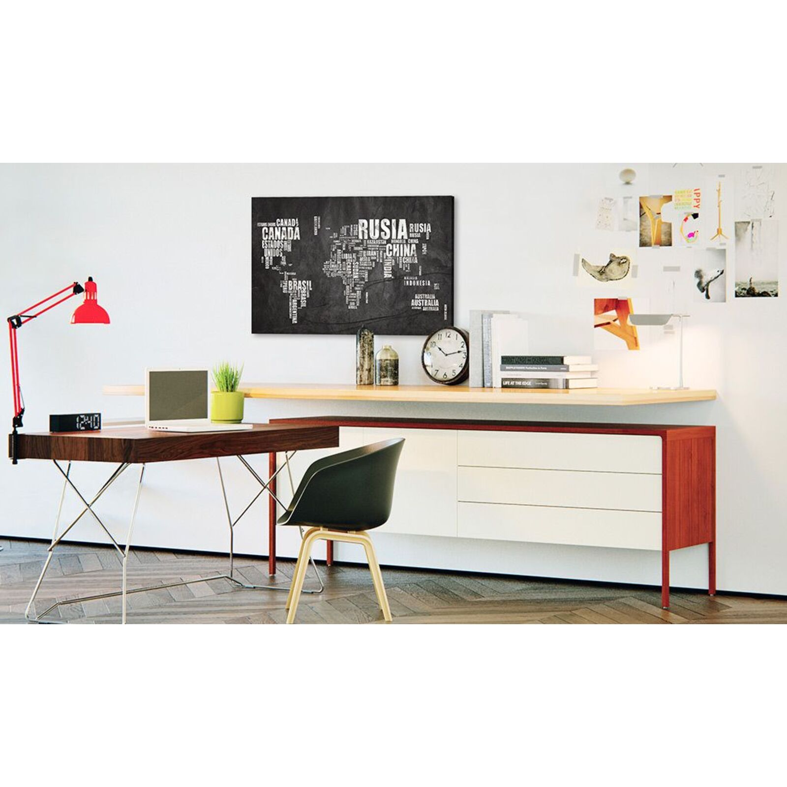 Tableau en liège nègre mondial - 120 x 80 cm - 2