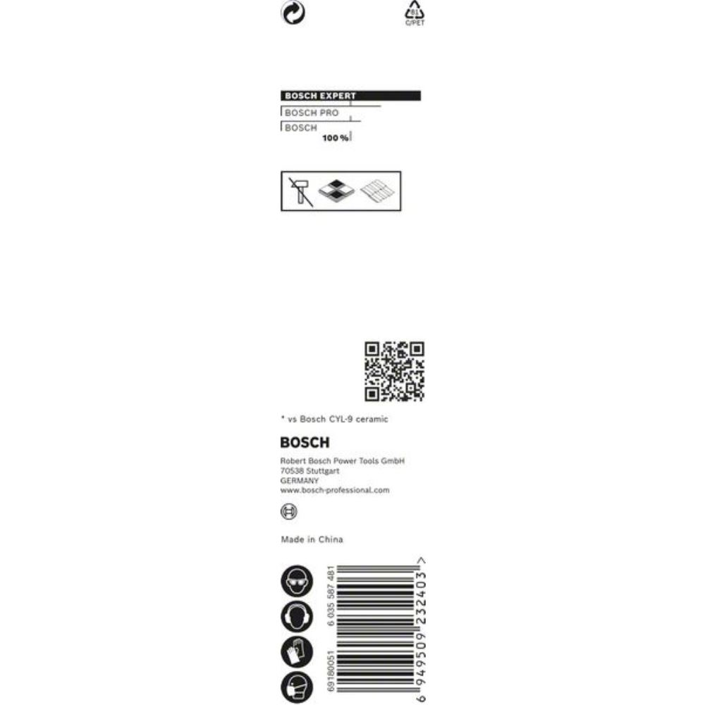 Foret hard ceramic hex-9 expert bosch 4x90 mm - 2608900588 - 7