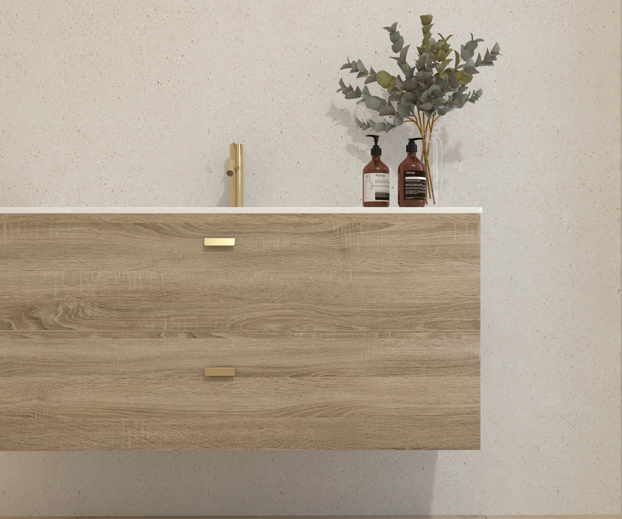 Ensemble de meubles de salle de bain Avantarea GARONNE Bardolino 120 cm + lavabo - 2