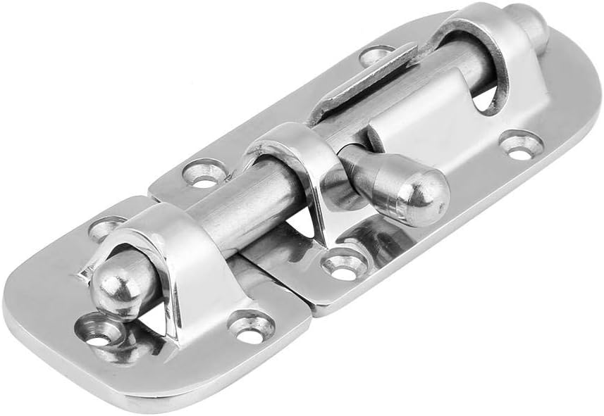 Zăvor pentru ușă de barcă, încuietoare cu șurub cilindric din oțel inoxidabil pentru ușă de barcă marină (110 mm)