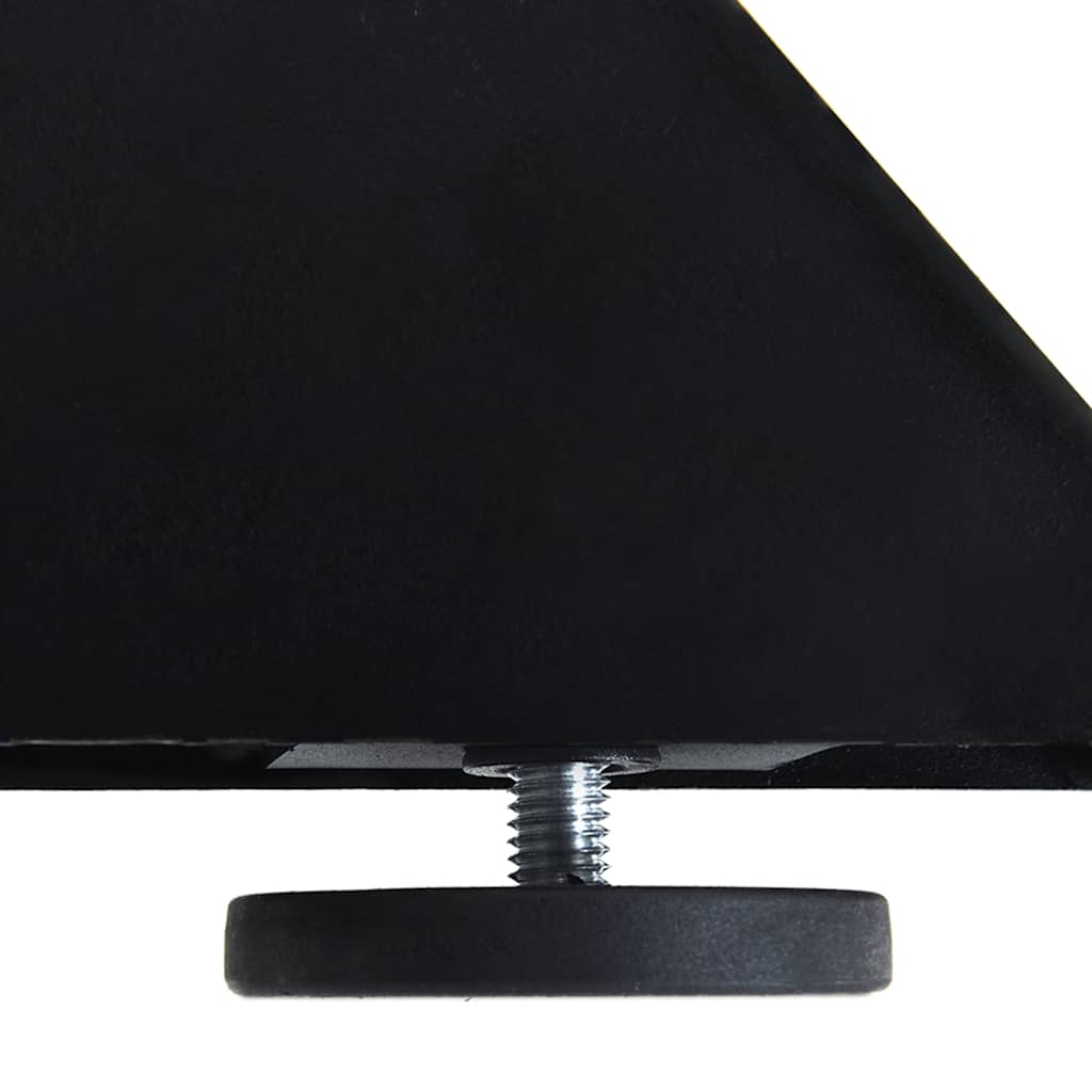 Perna de mesa de jantar preta em forma de aranha 120x68x(72-73) cm aço - COMFORTXL - 7
