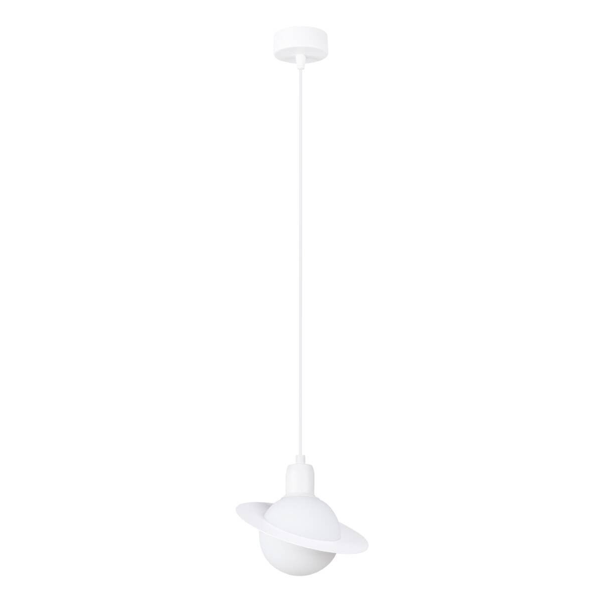 Lampa wisząca Hyperion biała 1xG9x8W wym: 125 x 20 x 20 cm metal Sollux Lighting