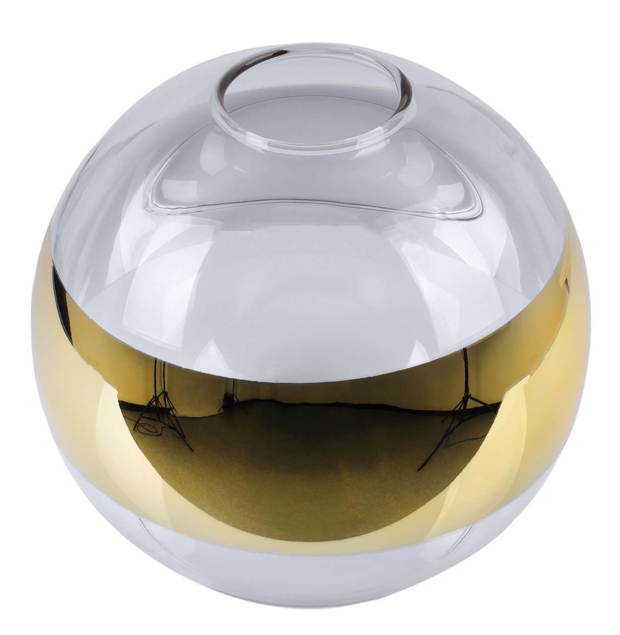 Klosz do lampy sufitowej wiszącej Ronda złota kula modern 15cm Light Home LH