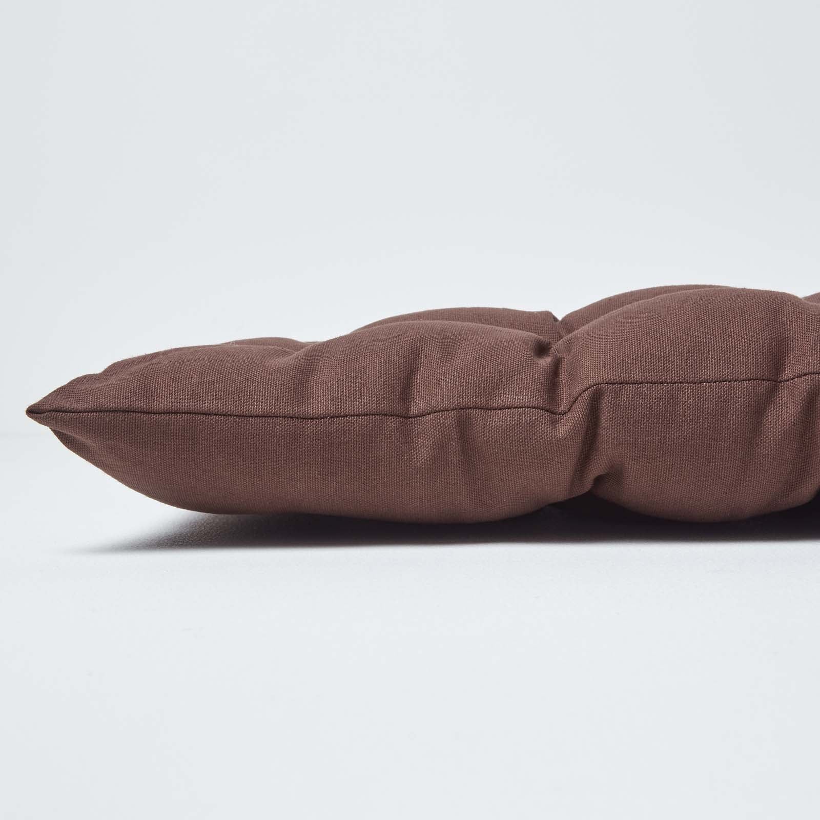 Coussin pour banc de jardin 2 places - Coussin pour banquette - Chocolat - Homescapes - 4