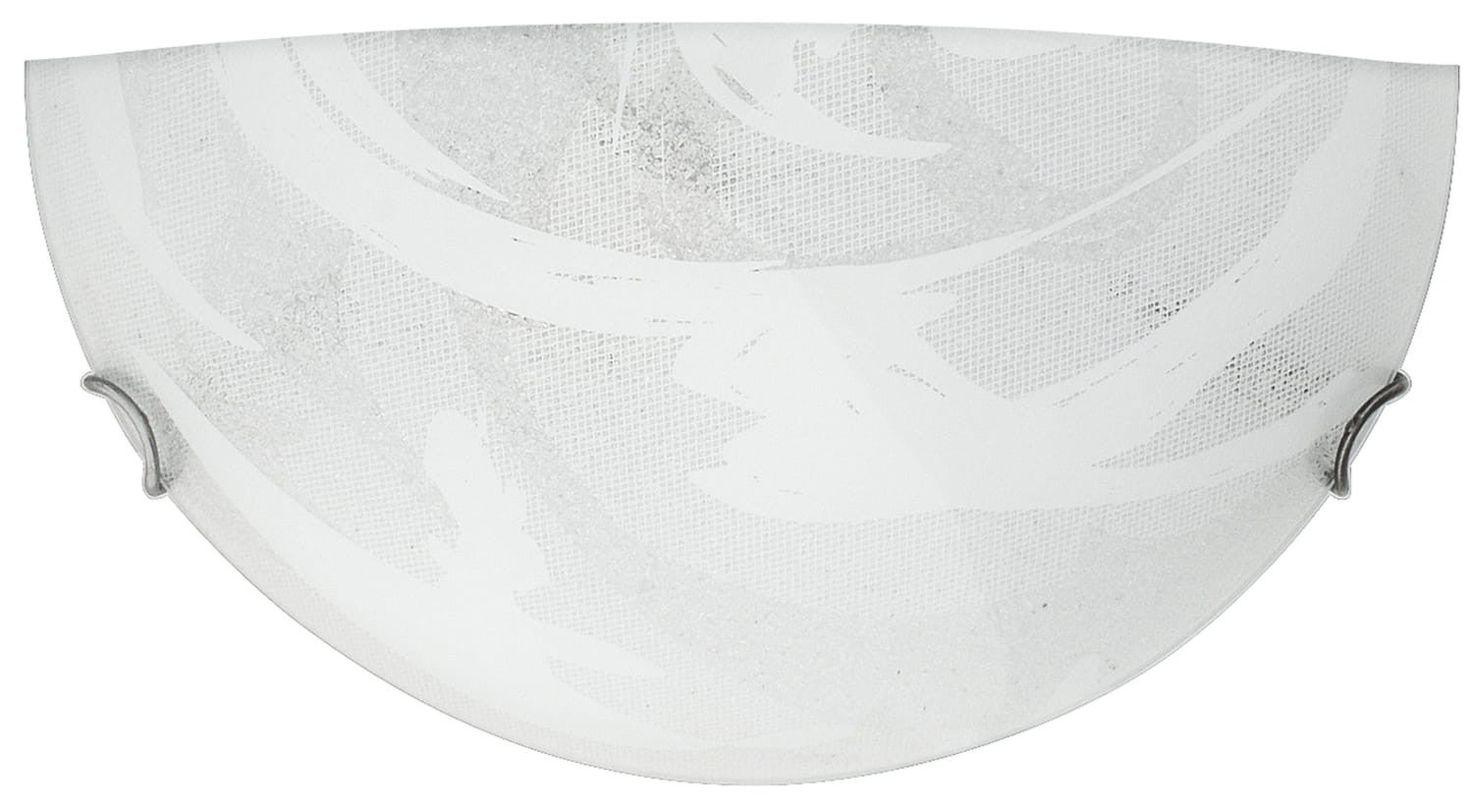Kinkiet półplafon Lunar szary 1xE27x20W wym: 15 x 30 x 9 cm szkło IP20 Candellux